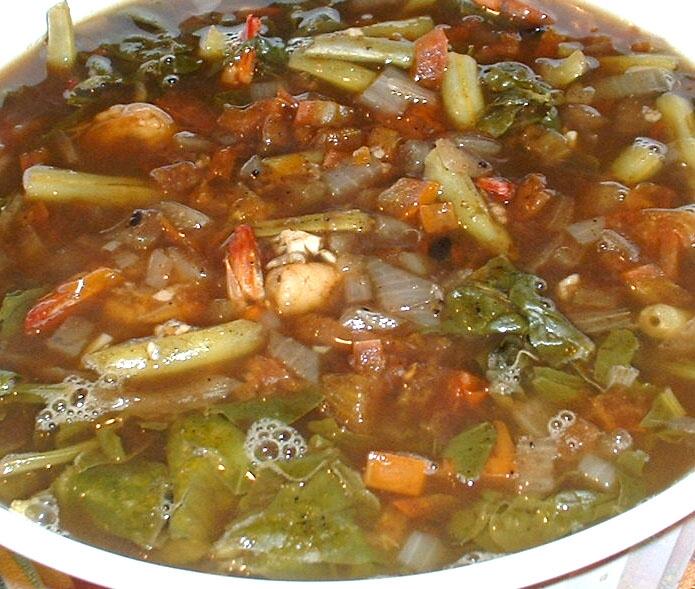 Philippines food: Sinigang or Shrimp soup
