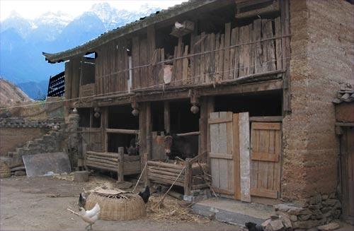 One of the many Naxi Guesthouses along the trail