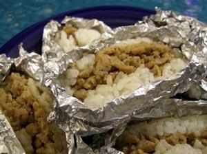 Curry Pork-Filled Sticky Rice