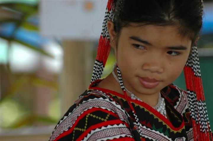 Philippines, Mindanao, Young Tboli Girl
