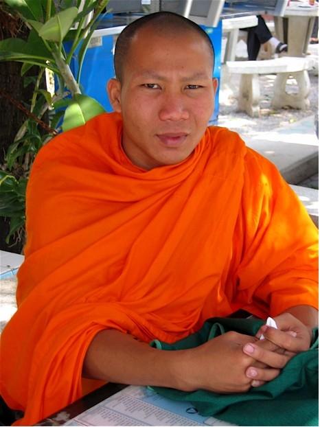 I learned so much while chatting with a monk in Chiang Mai. 