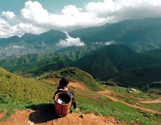 Town in Fog - Sapa, Vietnam