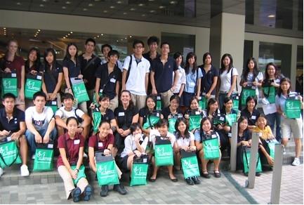 My students and I volunteered for a Hong Kong Flag Day. 