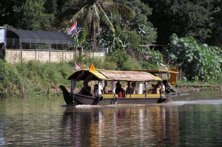 Cruising along the river