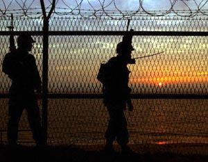 South Korean Marines patrol along the seashore in Baekryong island, about 220 km west and north of mainland South Korea and 12 km southwest of North Korean territory.