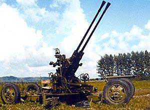 China tries various precipitation enhancement technologies: on a hill in the suburb of Beijing, an old anti-aircraft gun is rigged to shoot cannisters of silver iodine into the clouds to make rain.<br