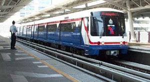 The Skytrain, Bangkok, Thailand.