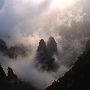 Huangshan (Yellow Mountains), Anhui Province, China.