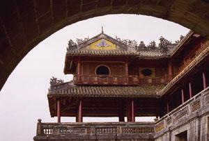 Under the gate to Hue's Imperial City