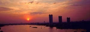 Sunset over the Chao Phraya