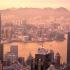View from Victoria Peak at sunset. 