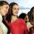 Indian actresses Kareena Kapoor (L), Esha Doel (C) and Ranee Mukherjee (R) are in the Indian movie 'Line Of Control'.