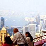 View of Hong Kong's Victoria Harbour, from the Peak.