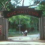 Entrance to Cuc Phuong National Park, an island of primary forest enclosed in a natural basin between two craggy limestone ranges