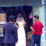 Wedding photos in Little India.