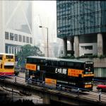 Double-decker buses are one of the few obvious vestiges of Hong Kong’s 156 years as a British colony