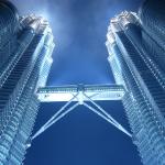 Petronas Towers at night. Kuala Lumpur, Malaysia.