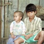 Ba Be lake, Tay minority village.