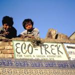 Curious children, Thamel, a raffish area that has replaced Durbar Square as Kathmandu's main tourist enclave.