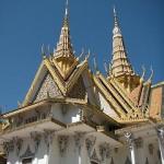 The magnificient golden roof of the 100 year old Royal Palace.