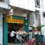 One of the old eating places in Gang Lombok, Semarang. This one is nameless and sells various kinds of dessert. All writings in front of the shop are the menus available inside.   