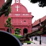 Christ Church Melaka, 1753. Come here for English Sunday Service at 8am.