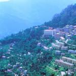 Deorali, Sikkim, India: Sheri village, near Deorali, enjoys magnificent views.