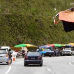 a typical roadside "market" at Cameron