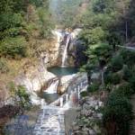 One of the rest areas on the way up the mountain.