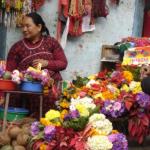 Flower seller, Pashupatinath Temple  Kathmandu