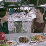 Ning and Mel at the Chiang Mai Floating Restaurant