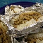 Curry Pork-Filled Sticky Rice