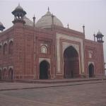 The mosque on the Taj Mahal grounds