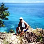 On top of a cliff in Maria, Siquijor 