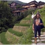 Logistics in the Longji rice terraces...