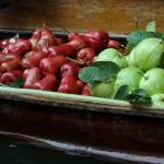Juicy Rose apples and Guavas.