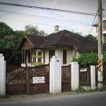 An old British building now is part of a restaurant