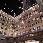 Hong Kong's Peninsula Hotel decked out for the holidays