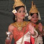 Traditional dancers in Cambodia