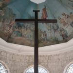 Details of paintings on the ceiling of Magellan's cross 