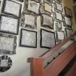 Stairs going up to bedroom