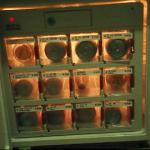 An in-fridge vending machine