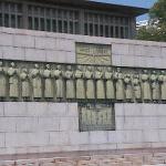 The 26 Martyrs Memorial, to the Christians crucified here in 1597