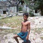 A village boy that helped guide us to the temple site.