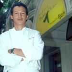 Bobby Chinn, outside his restaurant in Hanoi.