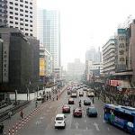 Downtown Chengdu.