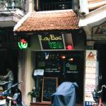 The Lay Bac Pub is nine paces wide and three stories high.