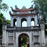 Van Mieu, or the Temple of Literature, was founded in 1070 as Vietnam's principal Confucian sanctuary and to honor Vietnamese scholars.