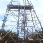 The watchtower at the heart of Tra Su Forest Reserve.