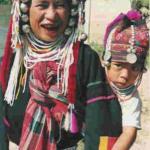 This tribe is easily recognized by the black caps covered with silver coins, worn by the women.